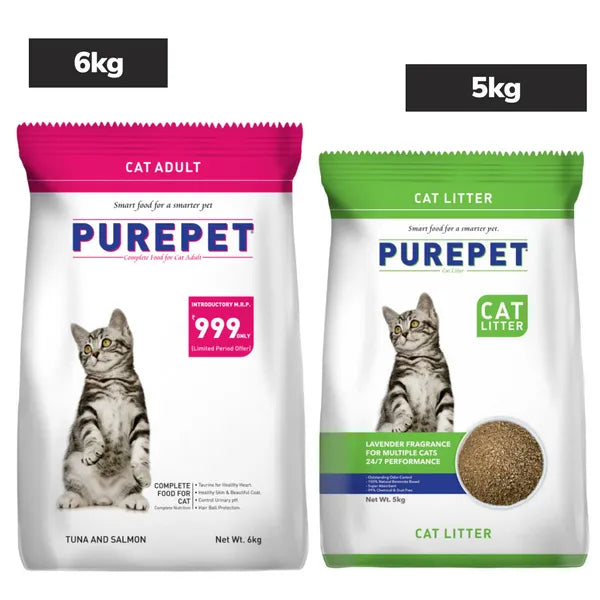 Purepet Tuna and Salmon Adult Cat Dry Food