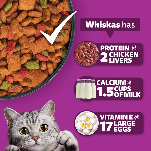 Whiskas Tuna Flavour Adult Cat Dry Food