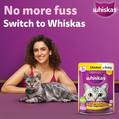 Whiskas Chicken in Gravy Adult Cat Wet Food