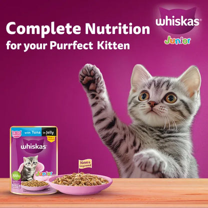 Whiskas Tuna in Jelly Kitten Cat Wet Food (80g)