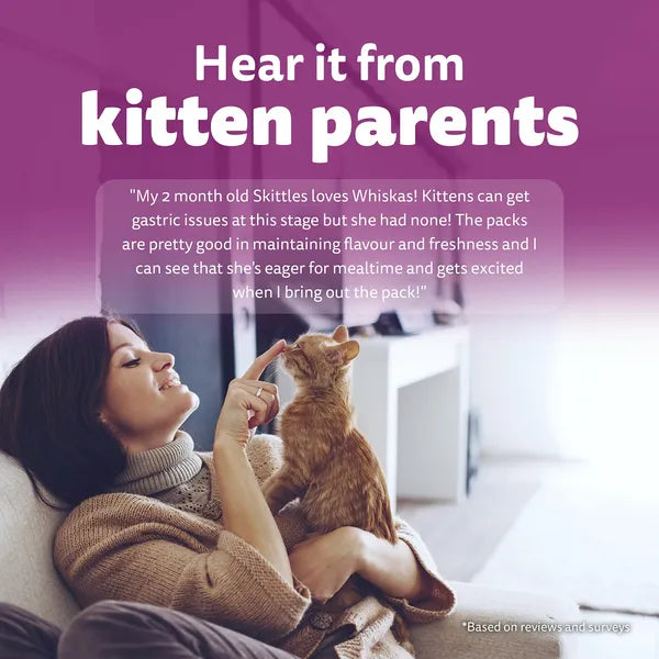 Whiskas Tuna in Jelly Kitten Cat Wet Food (80g)