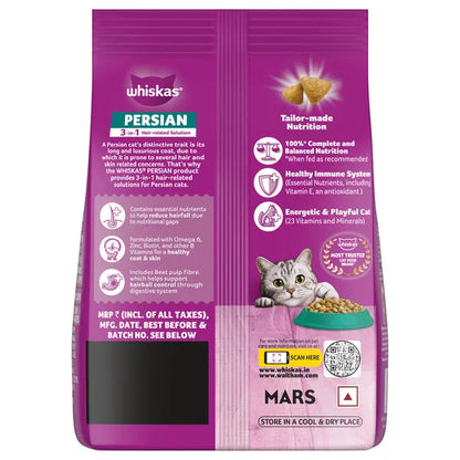 Whiskas Persian (1+ Years) Adult Cat Dry Food