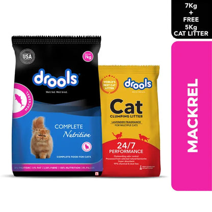 Drools Mackerel Adult Cat Dry Food